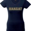 Hakgat Ladies V-Neck Black with cactus print