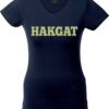 Hakgat Ladies V-Neck Black with cactus print