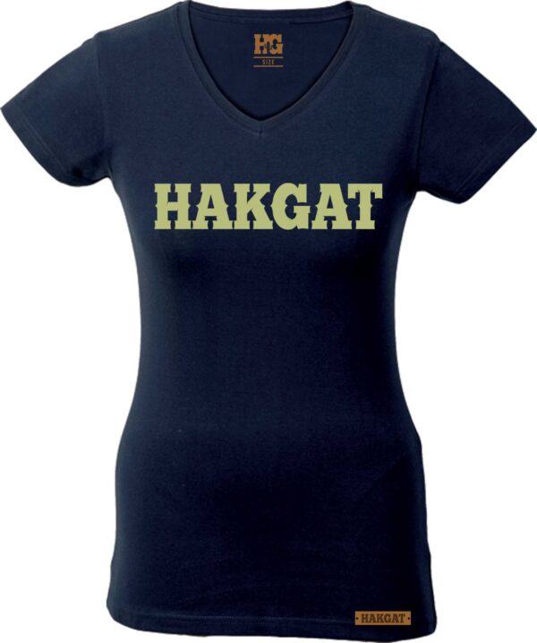 Hakgat Ladies V-Neck Black with cactus print