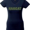 Hakgat Ladies V-Neck Black with cactus print