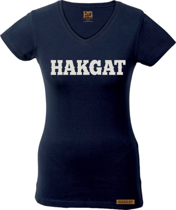 Hakgat Ladies V-Neck Black with cactus print