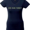 Kak Fancy Ladies V-Neck Black with cactus print