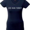 Kak Fancy Ladies V-Neck Black with cactus print