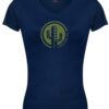 Ladies V-Neck navy with cactus print