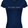 kak fancy Ladies V-Neck navy with cactus print