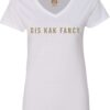 Kak Fancy Ladies V-Neck white with cactus print
