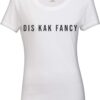 Kak Fancy Ladies regular fit white t-shirt with cactus print