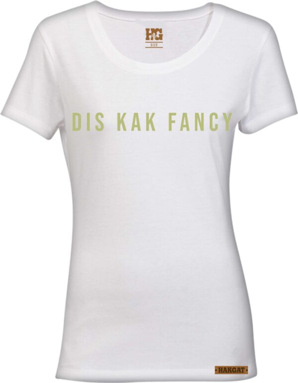 Kak Fancy Ladies regular fit white t-shirt with cactus print