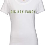 Kak Fancy Ladies regular fit white t-shirt with cactus print
