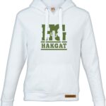 White Hoodie with hakgat cactus print