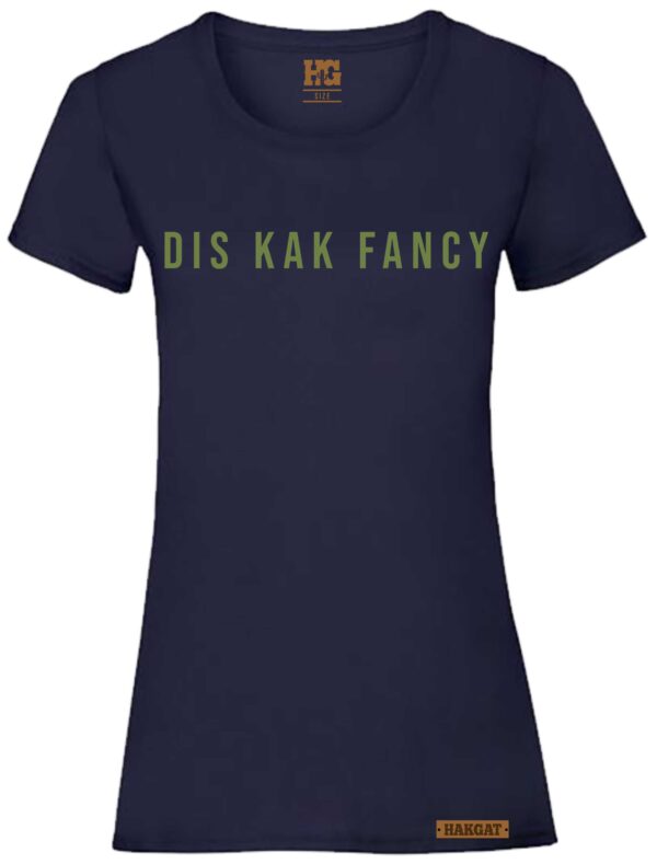 Kak Fancy Ladies Navy Classic T-Shirt