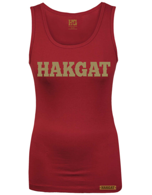 Hakgat Ladies Red Tank Tops