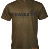 Mens Olive T-Shirt with black hakgat Cactus print