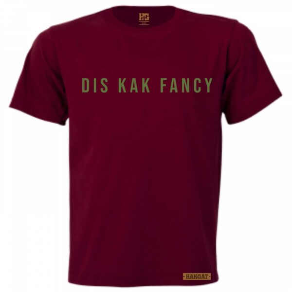 Kak Fancy Mens Burgundy T-Shirt