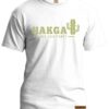 Mens white T-Shirt with light green hakgat cactus print