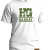 Mens white T-Shirt with green HG print