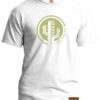 Mens white T-Shirt with light green hakgat cactus print