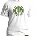 Mens white T-Shirt with green hakgat cactus print