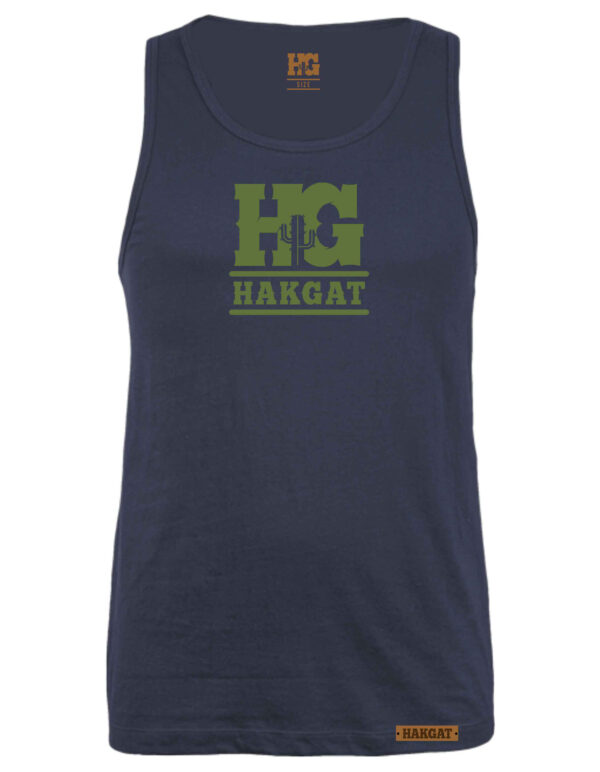 Mens Navy Vest – HG Print