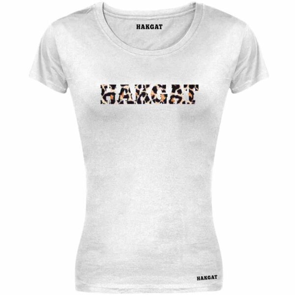 Ladies Cut T-shirt – Hakgat Leopard Print  – Design 1