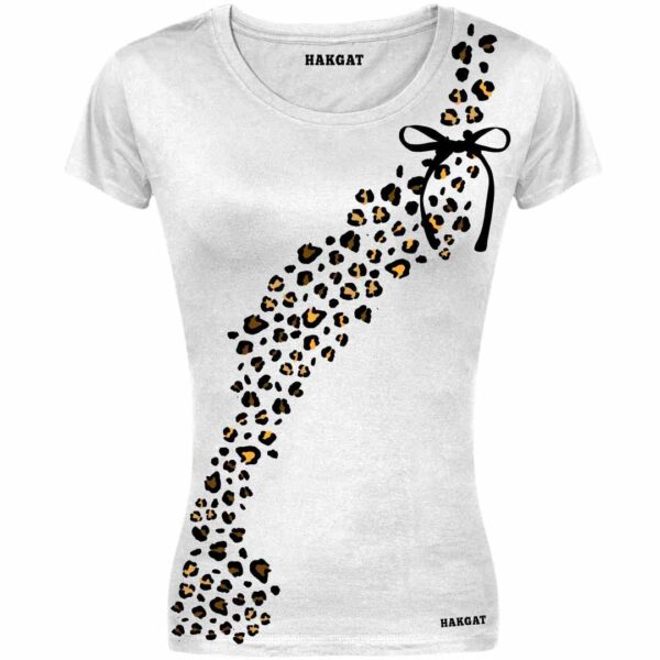 Ladies Cut T-shirt – Hakgat Leopard Print – Design 6
