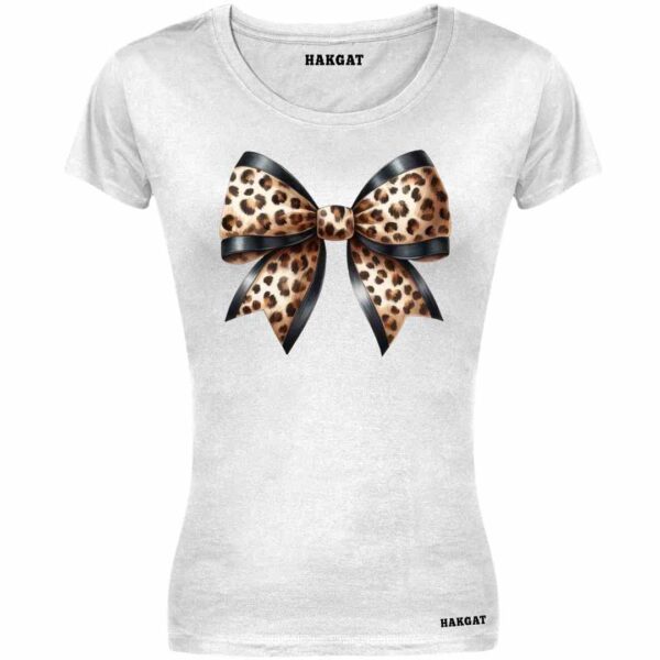 Ladies Cut T-shirt – Hakgat Leopard Print – Design 7