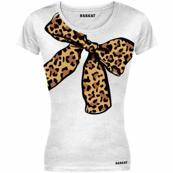 Ladies Cut T-shirt – Hakgat Leopard Print – Design 15