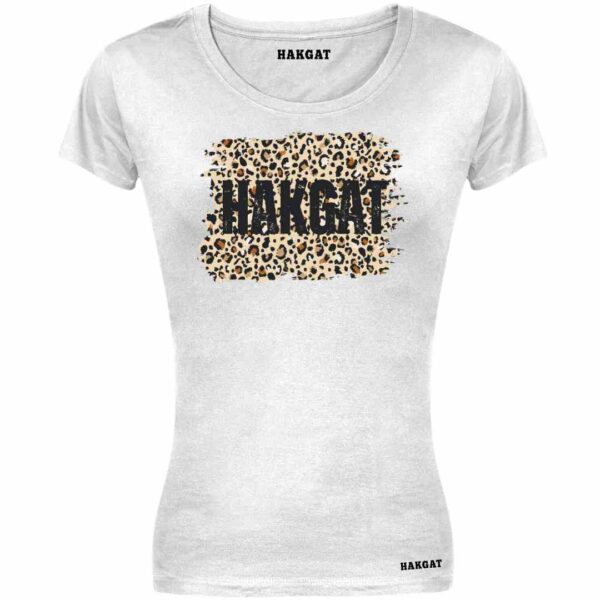 Ladies Cut T-shirt – Hakgat Leopard Print – Design 5